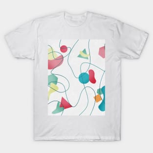 Geometric Miró Pattern T-Shirt